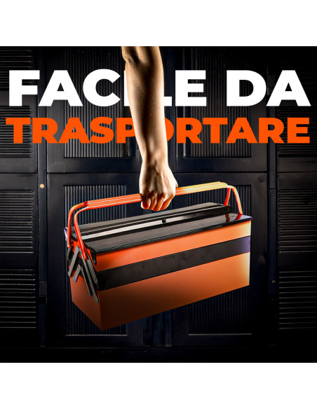 Cassetta Porta Attrezzi Valigetta Portatile Cassetta 168 Utensili di Ferramenta