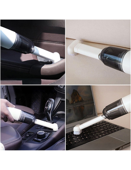 Mini Aspirapolvere Soffiatore Ricaricabile Portatile con Filtro per Casa e Auto