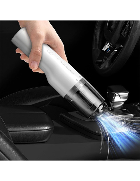 Mini Aspirapolvere Soffiatore Ricaricabile Portatile con Filtro per Casa e Auto