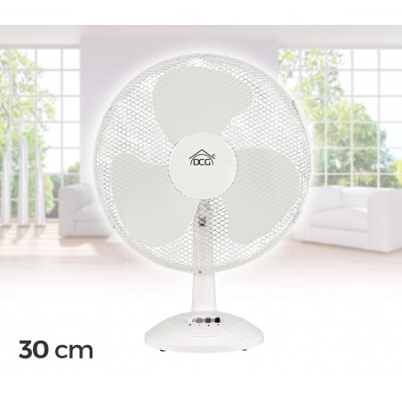 VE9030 Ventilatore DCG 3 pale oscillazione orizzontale 3 velocità diametro 30 cm