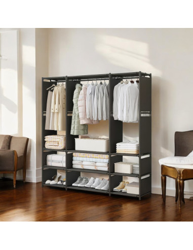 Armadio Guardaroba in Tessuto Scaffale...