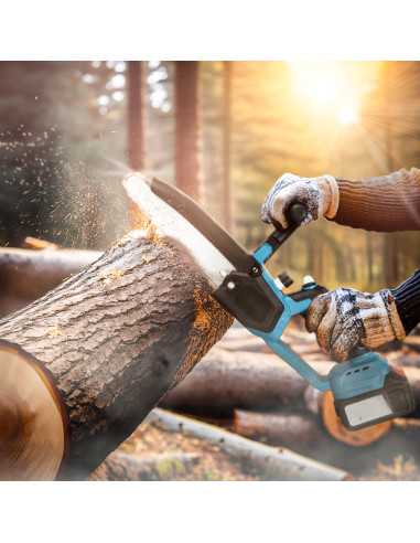 Motosega Elettrica Lama 8" Doppia Batteria 48V...