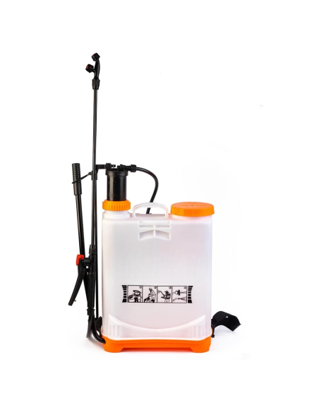 Nebulizzatore Manuale a Spalla 16lt Pompa Irroratrice da Giardino con Ugelli