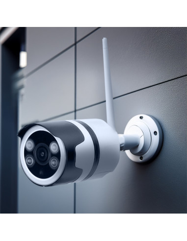 Telecamera di Sicurezza 4K Wi-Fi Sensore...