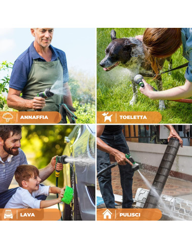 Avvolgitubo dell'Acqua da Giardino Manuale Tubo...
