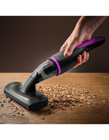 Aspirapolvere Wireless 100W Aspirabriciole Auto Scopa Elettrica con Filtro HEPA