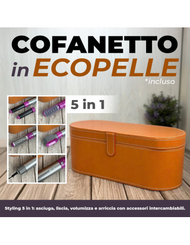 Asciugacapelli 5 in 1 con Cofanetto 1000W 5...