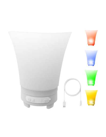 Secchiello Ghiaccio 7l Portabottiglie RGB Bluetooth Seau à Glace Ricaricabile