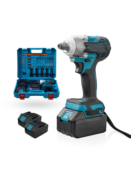 Trapano Avvitatore Doppia Batteria 48V Ricaricabile Valigietta Utensili Inclusi
