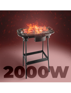 Barbecue Elettrico MASTER EB02S con Gambe 2000W Grill con... 2