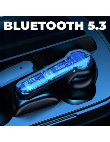 Auricolari Wireless Touch Cuffie Bluetooth 5.3...