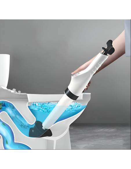 Stura Lavandini Manometro a Pressione Pistone Gonfiatore Scarico WC Lavandino