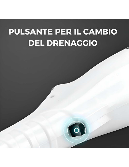 Stura Lavandini Manometro a Pressione Pistone Gonfiatore Scarico WC Lavandino