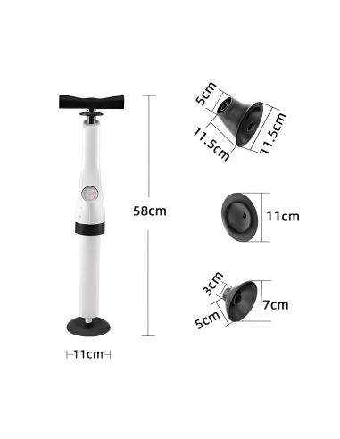 Stura Lavandini Manometro a Pressione Pistone...