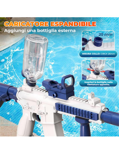 Fucile Elettrico ad Acqua M416 Batteria...