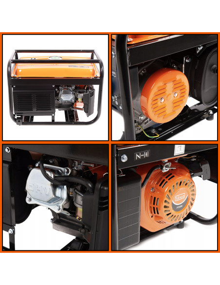 Generatore Corrente VINCO 4T Benzina 2,2KW 60128 Avviamento Manuale Scheda AVR