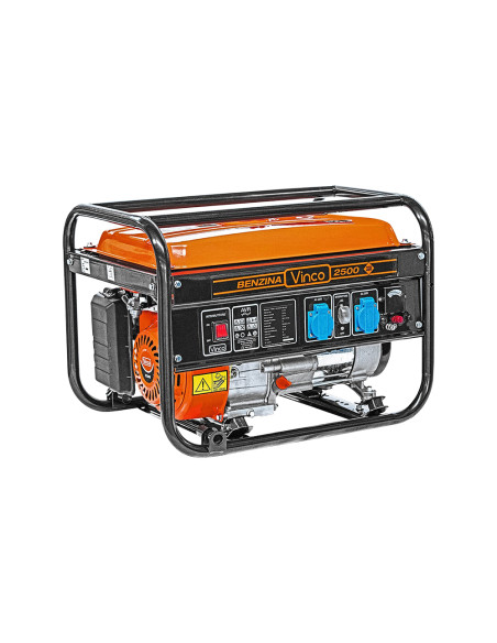 Generatore Corrente VINCO 4T Benzina 2,2KW 60128 Avviamento Manuale Scheda AVR
