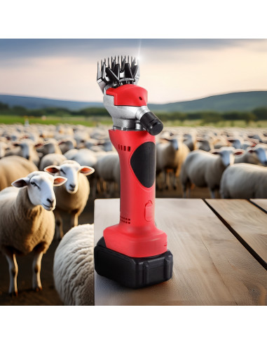 Tosatrice per Pecore Doppia Batteria 48V...