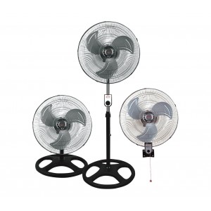 VE1695 Ventilatore 3 in 1 DCG a colonna, da tavolo e muro con oscillazione
