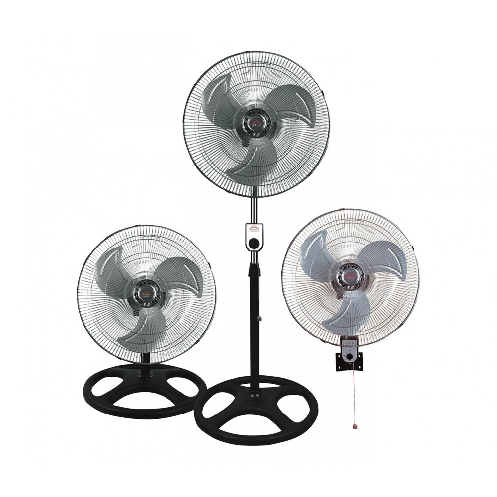 VE1695 Ventilatore 3 in 1 DCG a colonna, da tavolo e muro con oscillazione