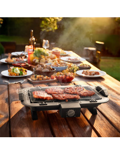 Barbecue Elettrico da Tavolo 2200W BBQ Portatile Griglia... 2