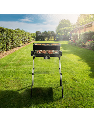 Barbecue Elettrico 2200W BBQ con Struttura...