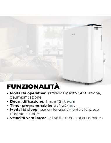 Condizionatore Electrolux AEG ChillFlex Pro...