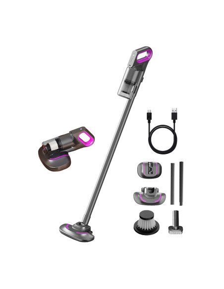 Aspirapolvere Cordless Portatile Wireless 120w Filtro HEPA con Aspirabriciole