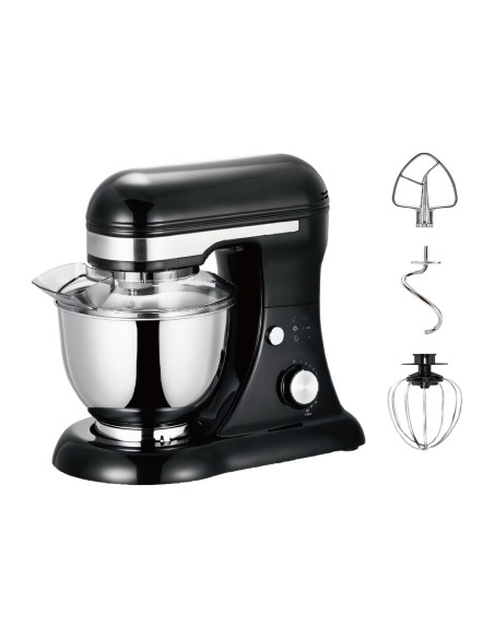 Impastatrice Planetaria 600W Robot Cucina Ciotola 5lt Sbattitore con Accessori