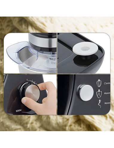 Impastatrice Planetaria 600W Robot Cucina...