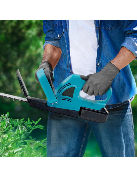 Tagliasiepi Elettrico Cordless Senza Fili 600W Ricaricabile Lama Acciaio 51cm