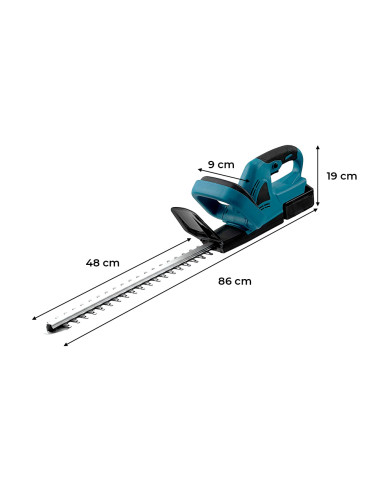 Tagliasiepi Elettrico Cordless Senza Fili 600W...