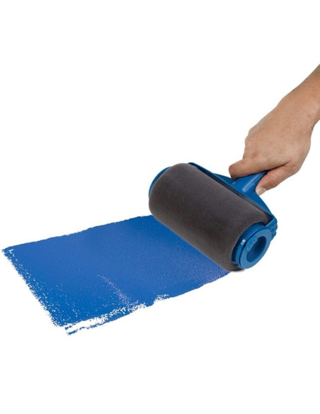 2pz Rullo pittura anti goccia con serbatoio ricaricabile e manico estensibile