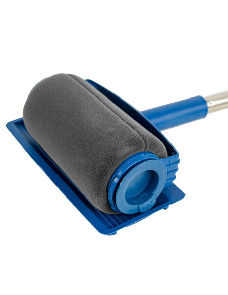 2pz Rullo pittura anti goccia con serbatoio ricaricabile e manico estensibile