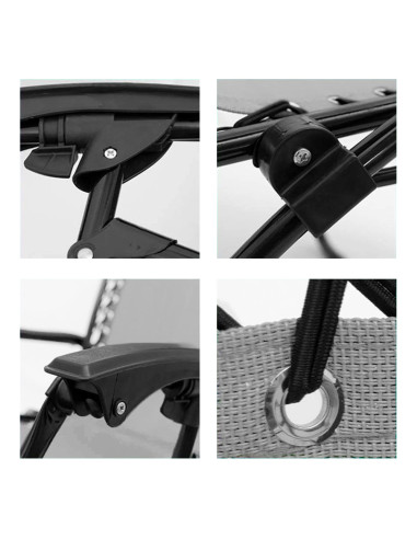 2pz Sedia Sdraio Gravità Zero Pieghevole...