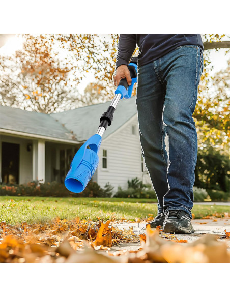 Soffiatore Wireless Batteria 24V Portatile Richiudibile da Giardino per Foglie