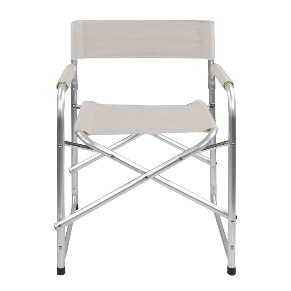 Set 2pz Sedia Regista in Alluminio e Textilene Pieghevole da Campeggio 82x57x55 - Foto 29 di 32
