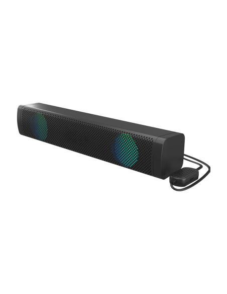 Cassa Audio PC Altoparlante Scrivania RGB Soundbar Computer Laptop Jack e USB