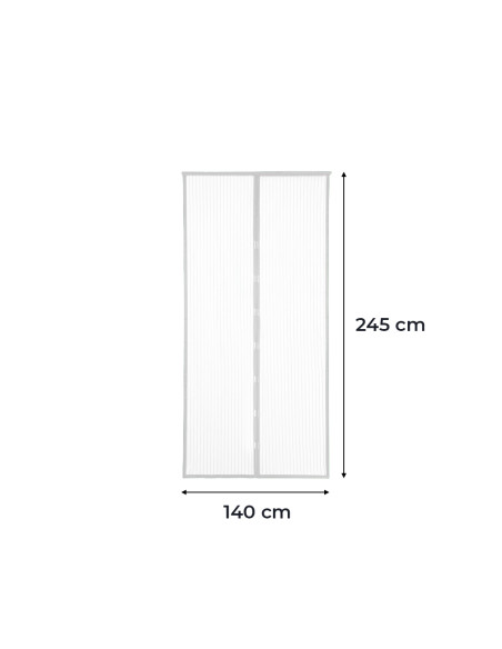 2pz Zanzariera Chiusura Magnetica Calamita 140x245 per Casa Campeggio Finestre
