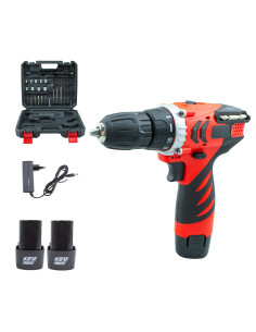 Trapano Avvitatore Doppia Batteria 12V Senza Fili con...