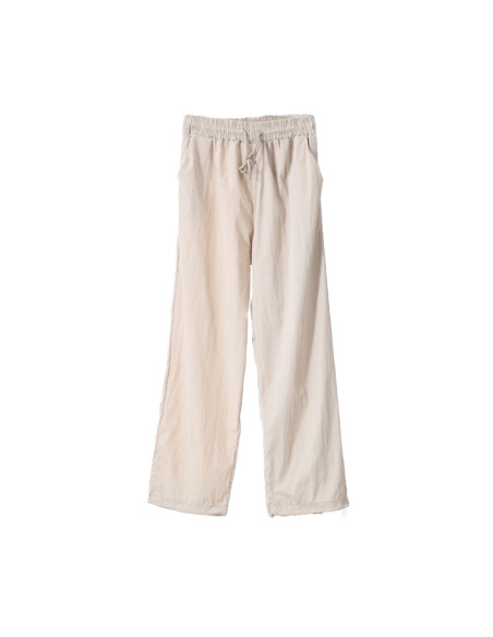 2x Pantalone da Uomo PRAGA con Lacci Modello Elastico Comodo Casual Tinta Unita