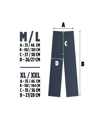 2x Pantalone da Uomo PRAGA con Lacci Modello...
