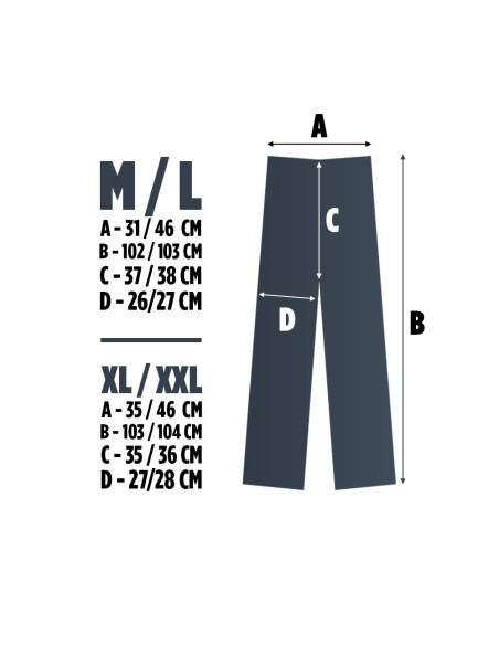 2x Pantalone da Uomo PRAGA con Lacci Modello Elastico Comodo Casual Tinta Unita