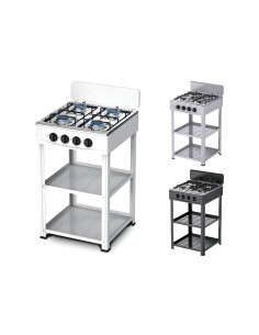 Fornello Gas Naturale Cucinotto Piano Cottura 4 Fuochi...