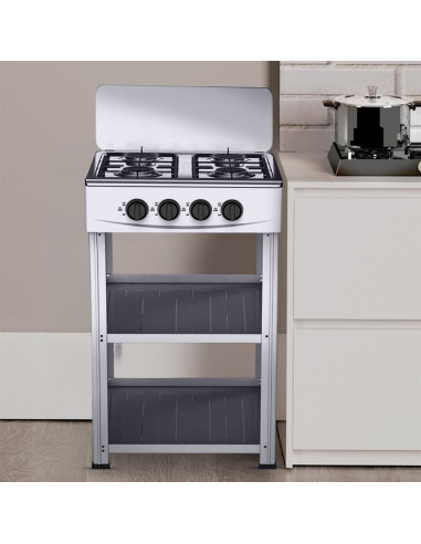 Fornello Gas Naturale Cucinotto Piano Cottura 4...