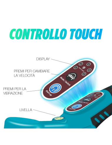 Ventosa Vibrante Piastrelle 130mm Doppia...