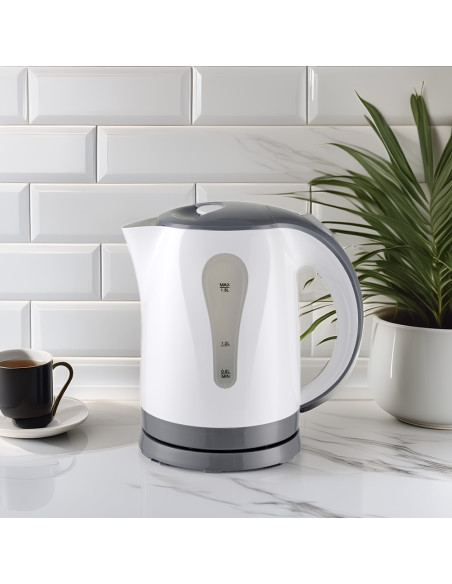 Bollitore Elettrico Cordless 1,8L 2200W Base Girevole e Spegnimento Automatico