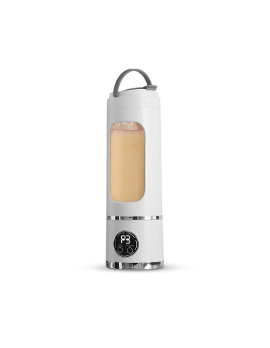 Image of Frullatore Portatile Borraccia Ricaricabile USB Senza Fili 450ml Lame in Acciaio Bianco052