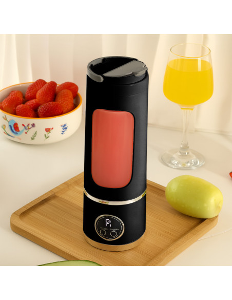 Frullatore Portatile Borraccia Ricaricabile USB Senza Fili 450ml Lame in Acciaio