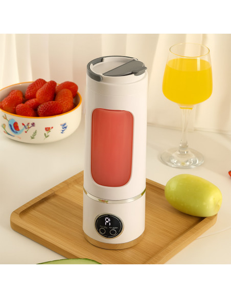 Frullatore Portatile Borraccia Ricaricabile USB Senza Fili 450ml Lame in Acciaio
